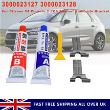 For Citroen C4 Picasso 2 Pcs Sunroof Sunshade Bracket Buckle Slider Metal Repair