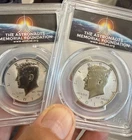 LOF OF 2!!! 2019 Kennedy Half Dollar PCGS PR70 Enhanced Reverse Proof-S