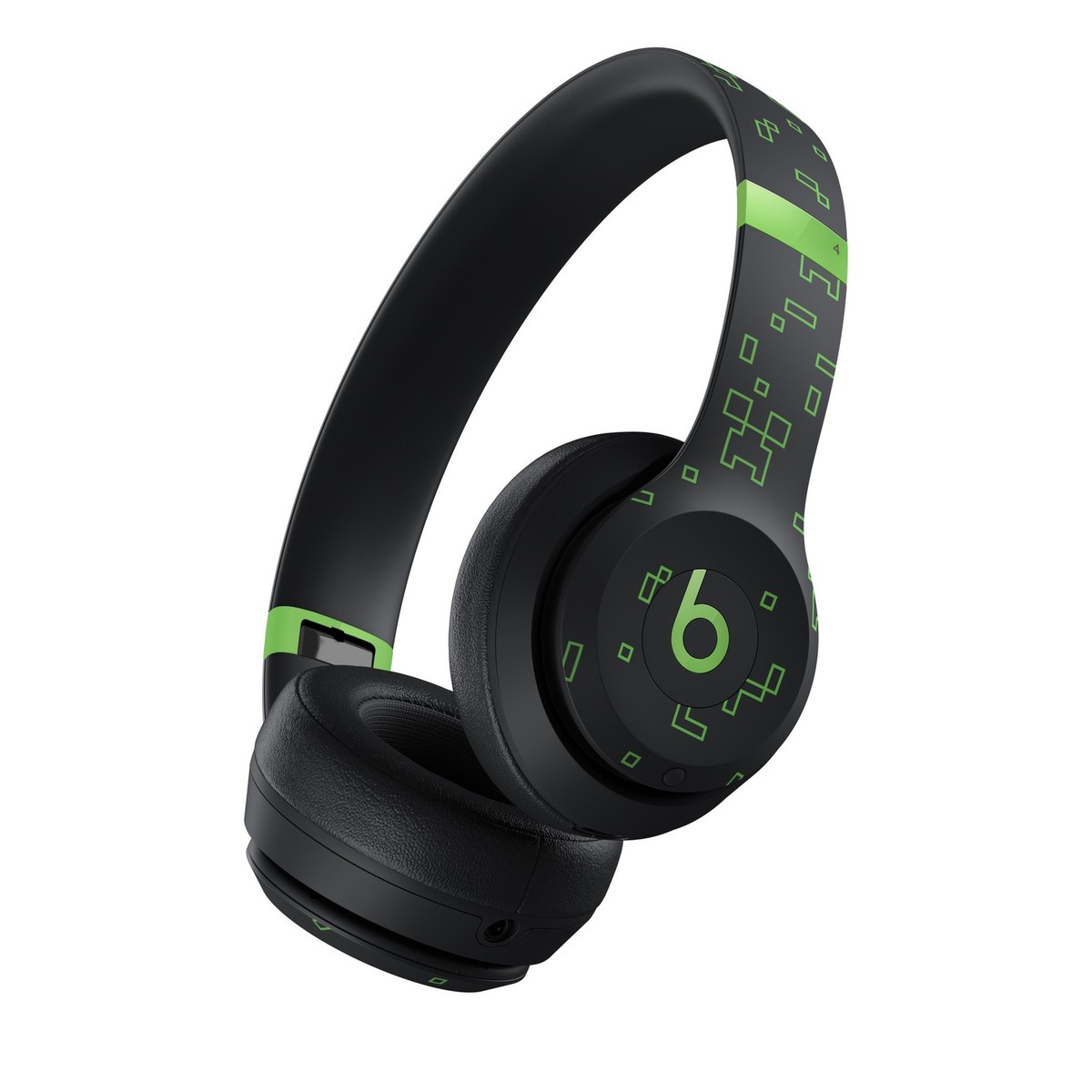 Beats Solo 4 – Minecraft Special Edition – Charged Black