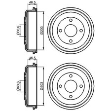 Tambour de frein Ford MONDEO