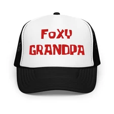 Krabs' Foxy Grandpa Embroidered Foam trucker hat  
