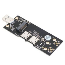 NGFF M.2 to USB 3.0 Adapter with Dual Nano SIM Card Slot for 3G/4G/5G Module