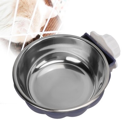 Blue Dog Removable Feeder Pumpkin Shape Hanging Dog Bowl For Cats Dogs Birds Gui