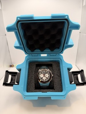 TechnoMarine/Invicta Seven Seas Chronograph GMT Quartz Black Dial Men's Watch.
