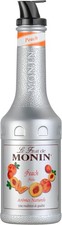 MONIN Peach Fruit Mix Puree 1L for Cocktails, Smoothies and Mocktails. Vegan-Fr