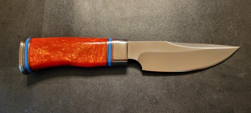 IMPACT CUTLERY CUSTOM D2 STEEL HUNTING BOWIE KNIFE RESIN HANDLE- 2203 - Picture 11 of 14