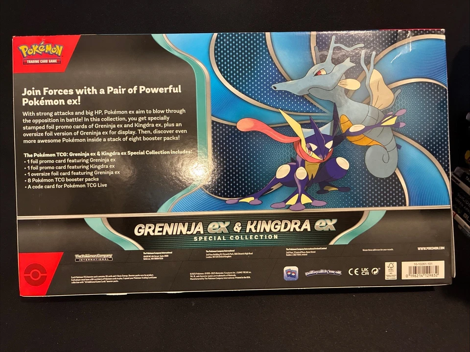 Pokemon TCG Greninja ex and Kingdra ex Special Collection Box - In Hand! - Image 2 of 2