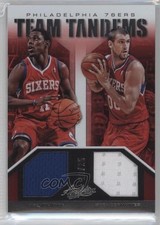 2012-13 Absolute Team Tandems Jerseys 20/25 Jrue Holiday Spencer Hawes #14 2d0