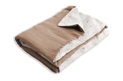 Musselin-Design-Decke in einer Box 75x100