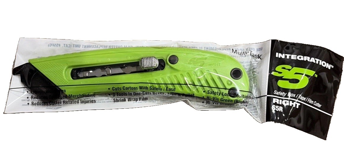 Pacific Handy Cutter S5R 3-in-1 Tool Safety Cutter With Metal Fixed Guard