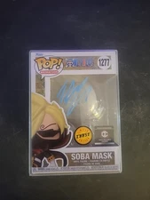 Funko Pop! One Piece Soba Mask #1277 Chsse Signed by Taz Skylar, PSA Certified