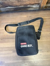 Official Nintendo Original Gameboy DMG Black Vintage Carrying Case Bag w/ Strap