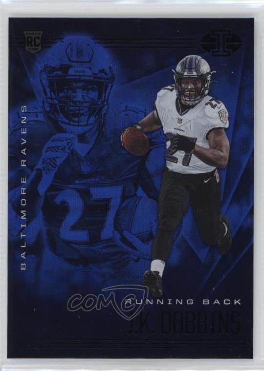 2020 Panini Illusions Trophy Collection Sapphire JK Dobbins #13 02sc