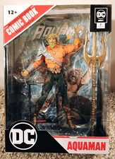 Aquaman Action Figure 7  w Comic Book McFarlane Toys DC Direct Page Puncher 2022