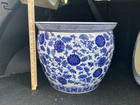 large floral planter/fishbowl — photo 1