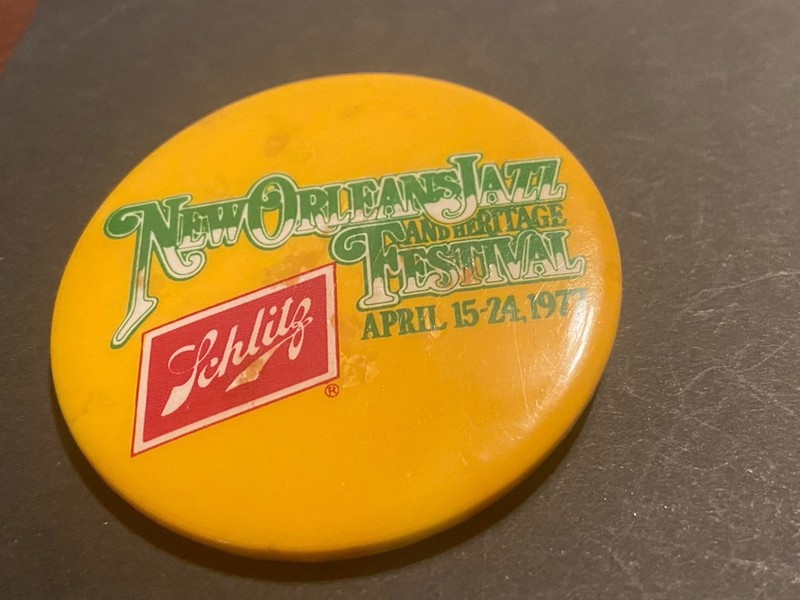 New Orleans Jazz And Heritage Festival 1977 Schlitz Beer