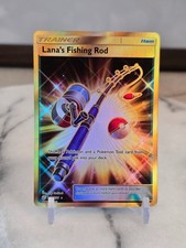 Pokemon TCG Lana's Fishing Rod (Secret) 266/236 Sm-Cosmic Eclipse Holo LP on eBay