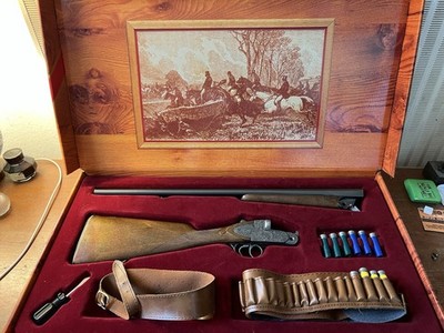 Edison Monte Carlo Kal.12 Spielzeug Schrotflinte Holz/Metall OVP Made In Italy