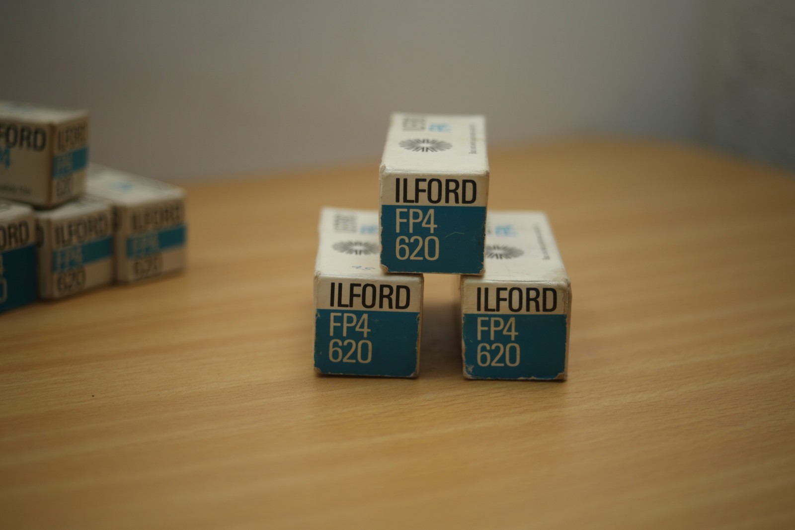 620 Film 3X ILFORD FP4 125 True Black and White Film - VERY RARE