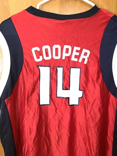 Champion WNBA Houston Comets Cynthia Cooper #14 Jersey Men’s L Red Rare Vintage - Picture 9 of 11
