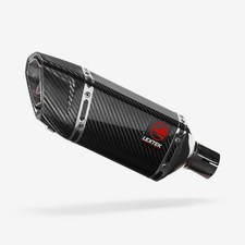 Lextek Carbon Fibre SP11C Exhaust Silencer 200mm 51mm Easy to Replace Rear UNIT