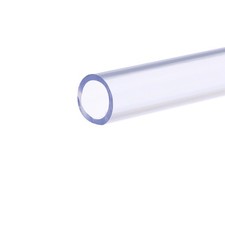 Clear Rigid Pipe 15mm 5/8"  ID 20mm 3/4"  OD 14" High Impact Clear Blue
