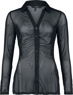 KIHILIST by KILLSTAR Langarmhemd Damen After The After Mesh Shirt schwarz