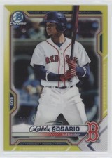2021 Bowman Chrome Prospects Yellow Refractor 60/75 Jeisson Rosario #BCP-37 4z8