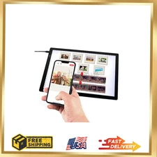 Slide Viewer Light Pad for Slides and Film Negative Scanning Ultra-Thin A4 Si