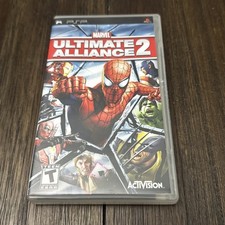 Marvel: Ultimate Alliance 2 with Manual (Sony PSP, 2009) Complete Tested Works