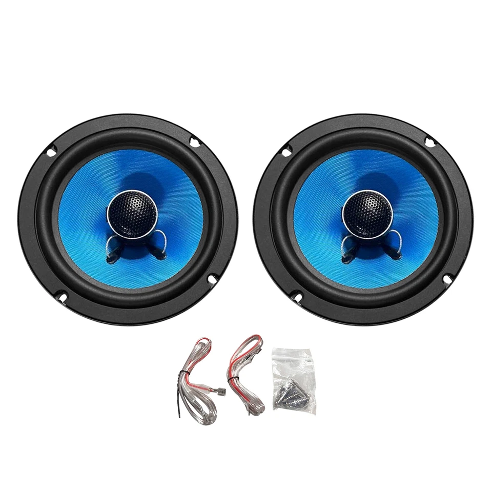 6.5" Lower Vented Leg Fairing Speakers For Harley Touring Street Glide Road King - Image 2 of 4