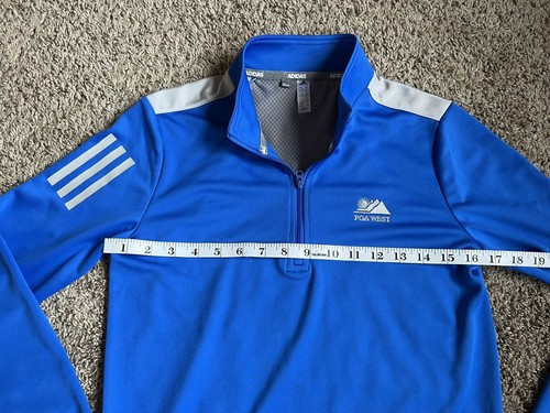 Adidas Boys Pullover Q-Zip Golf Shirt PGA West Golf Club California Youth Medium - Picture 5 of 8