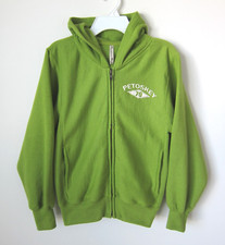 Boy Hoodie Size M Kid Jacket Full-Zip Green Winter Spring Windbreaker Coat Used