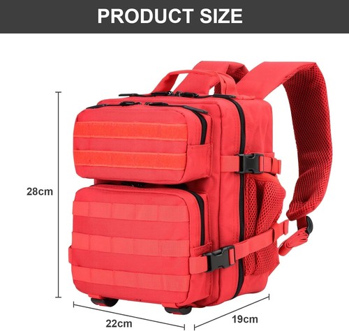 Tactical Backpack 9L Men/Women Assault Rucksack for Hiking Gym Fishing Camping - Picture 105 of 114
