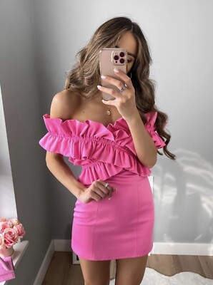 Zara Voluminous Gathered Dress 3360/301 | eBay
