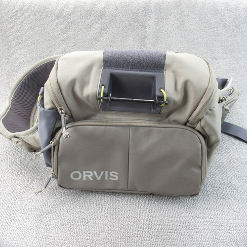 Orvis Fliegenfischertasche braun Guide Sling Pack 18L Forelle Lachs Tasche Reiseangler