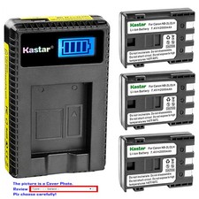 Kastar Battery LCD USB Charger for Canon NB-2L NB-2LH BP-2L5 BP-2LH CB-2LWE