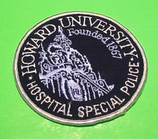 HOWARD UNIVERSITY  WASHINGTON DC  4" FOUNDED 1867  HOSPITAL SPECIAL POLICE PATCH
