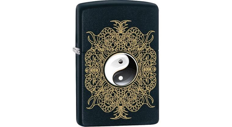 Zippo Yin Yang, Black Matte Classic - 28829