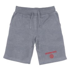 San Diego State University Aztecs SDSU NCAA College Fleece Seal Shorts