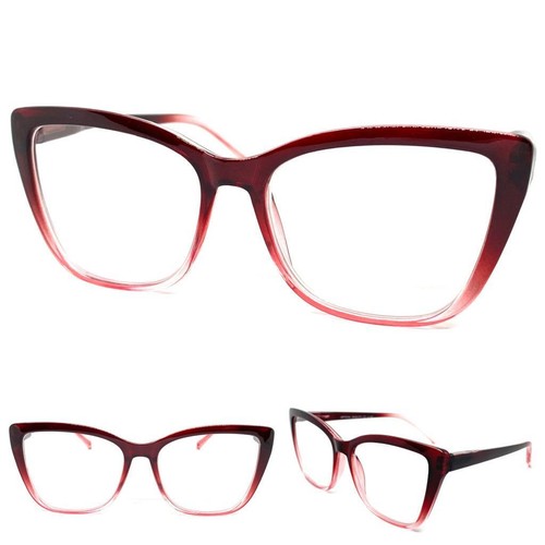 Femmes Oversize Exagéré Rétro Œil De Chat LECTURE DES YEUX Verres Lecteurs Cadre - Photo 1 sur 6