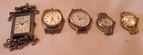 Watch Movements Assorted Lots of 5 Parts Repairs Ships Free