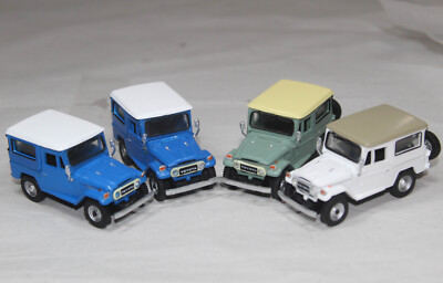 PLATZ KORO KORO COLLECTION - TOYOTA LAND CRUISER FJ40 4X4 SUV - 1:64 SCALE SET