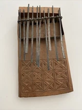 Antique Primitive African Thumb Piano Musical Instrument Tribal Folk Art Rare!