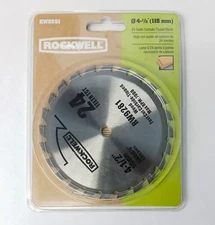 Rockwell RW9281 4-1/2” x 24 Tooth Carbide-Tipped Saw Blade