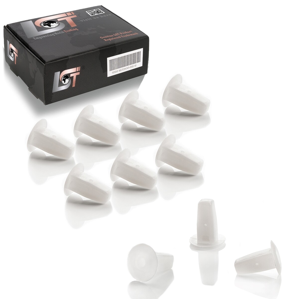 10x Expansion Nut Insert Nut Fastening Clips Bumpers for AUDI
