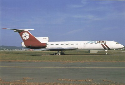Postcard Airline LATPASS AIRLINESYL-LAB CC9.
