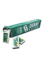 100 Double Edge Safety Razor Blades Derby For Cut Throat StraIght Barber Shaving