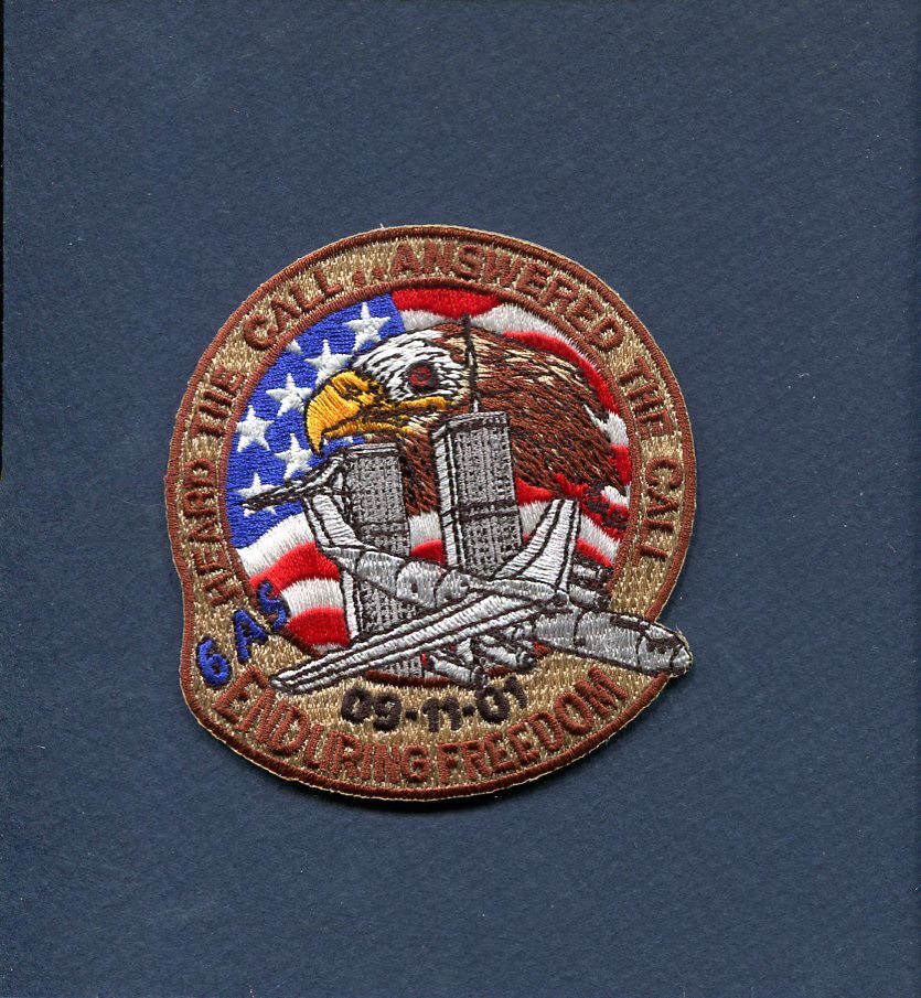 6th AS OEF Enduring Freedom C-141 STARLIFTER USAF Airlift Squadron ...
