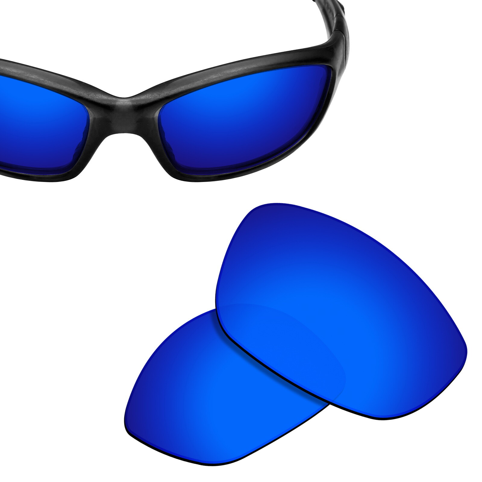 POLARIZED Replacement Lens forOAKLEY Straight Jacket 2007 Sunglasses